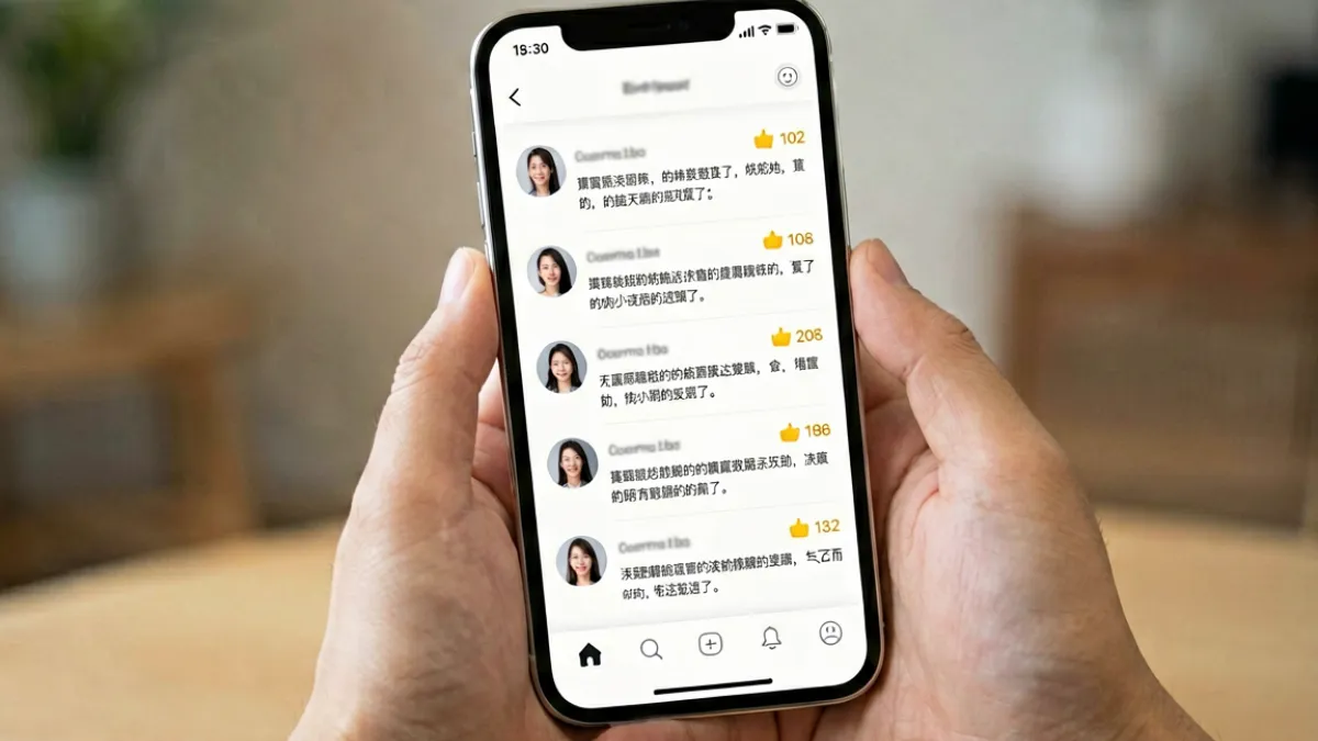 网友在评论区热烈讨论潘甜甜风格定位的手机屏幕画面